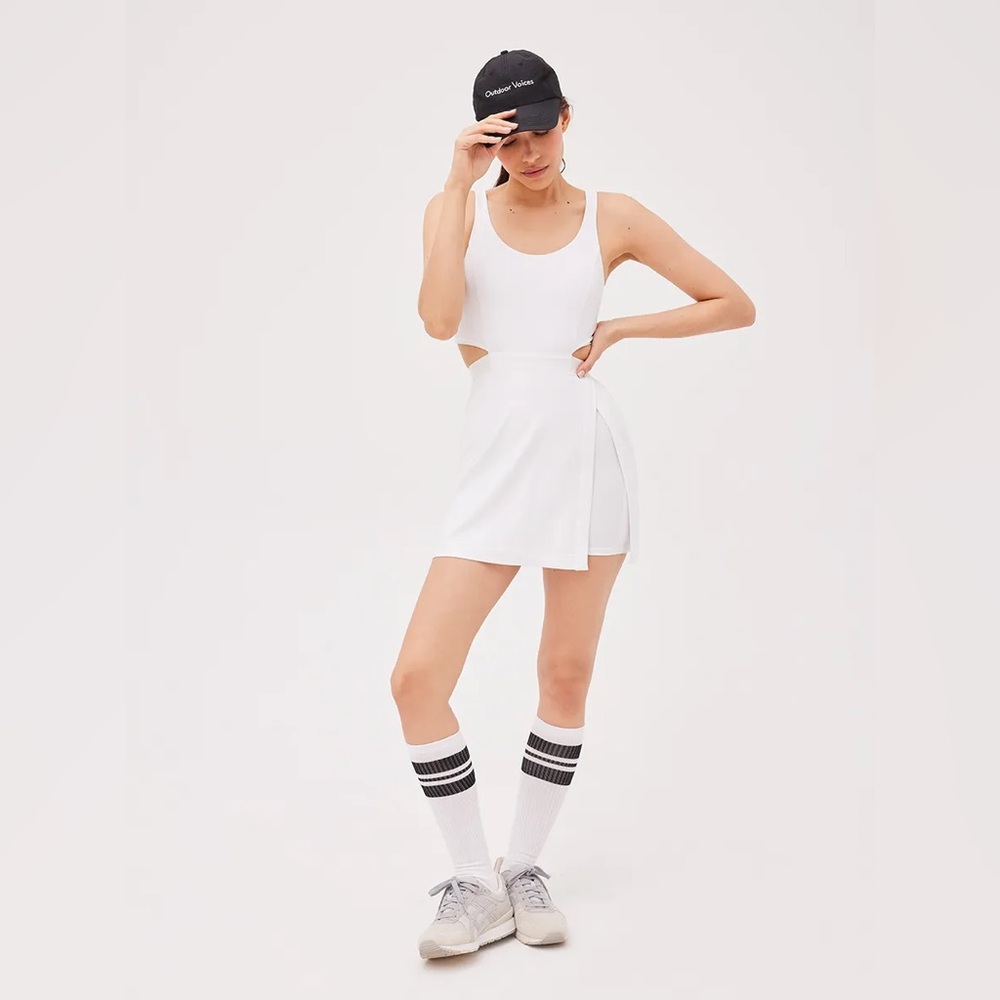 Outdoor Voices XS White Court Dress